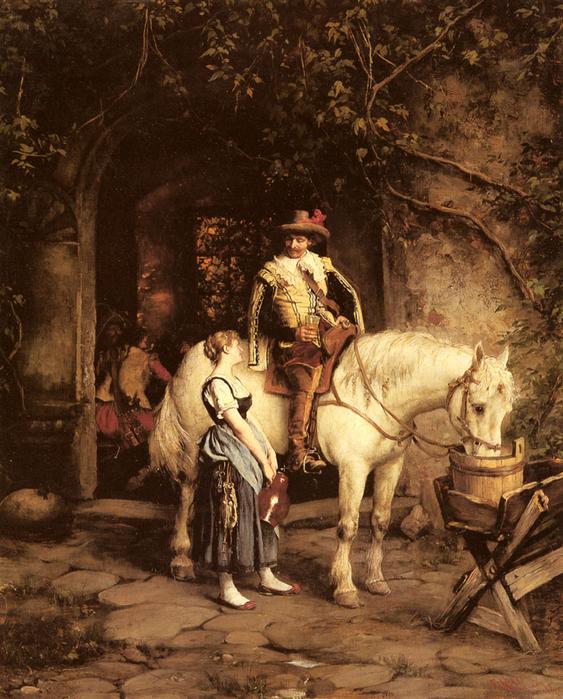 A Stop At The Tavern by Emil Rau